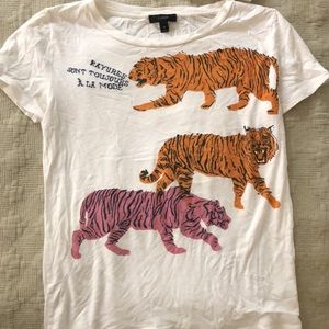 J. Crew tiger t-shirt